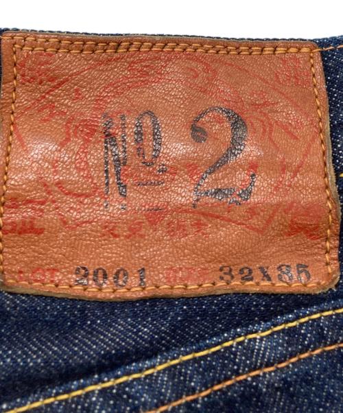 EVISU（エヴィス）EVISU (エヴィス) 白カモメ デニムパンツ ブルー サイズ:Mの古着・服飾アイテム