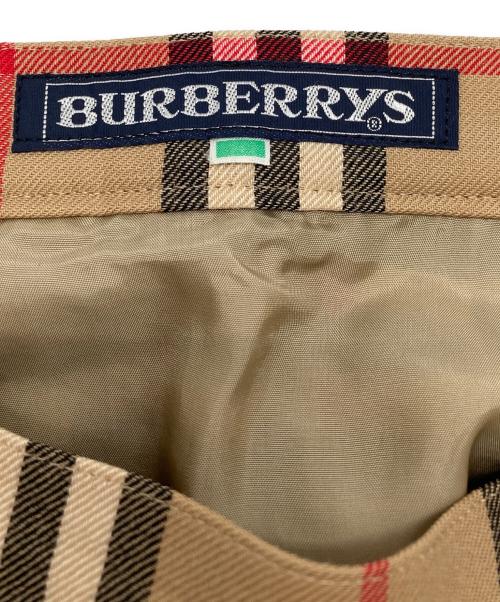 Burberry's（バーバリー）Burberry's (バーバリー) ノバチェック プリーツスカート ブラウン サイズ:9ARの古着・服飾アイテム