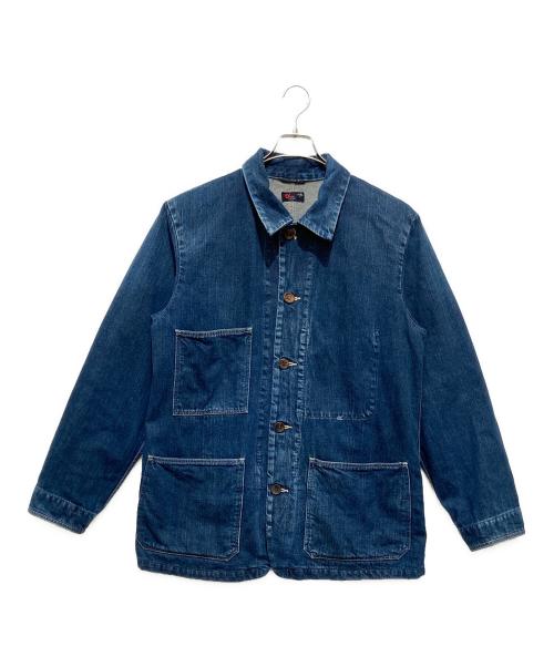 45rpm（45アールピーエム）45rpm (45アールピーエム) デニムカバーオール ブルー サイズ:不明の古着・服飾アイテム