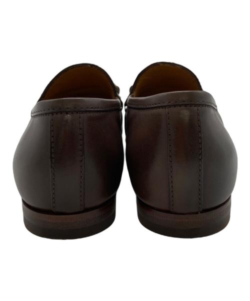 GUCCI（グッチ）GUCCI (グッチ) ヨルダーン ホースビット ローファー ブラウン サイズ:34の古着・服飾アイテム