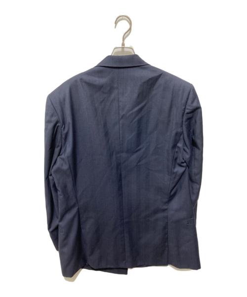 GIANNI VERSACE（ジャンニ・ヴェルサーチ）GIANNI VERSACE (ジャンニ・ヴェルサーチ) メデューサボタンダブルブレザーセットアップ ネイビー サイズ:48の古着・服飾アイテム
