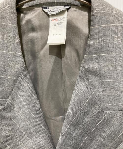 GIANNI VERSACE（ジャンニ・ヴェルサーチ）GIANNI VERSACE (ジャンニ・ヴェルサーチ) メデューサボタンダブルブレザーセットアップ グレー サイズ:48の古着・服飾アイテム