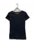 DOLCE & GABBANA (ドルチェ＆ガッバーナ) キャットプリントリンガーTシャツ ブラック サイズ:36：5000円