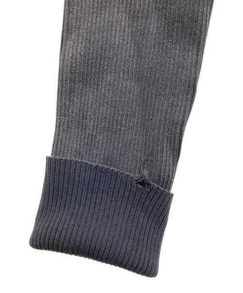 DIESEL（ディーゼル）DIESEL (ディーゼル) リブダメージ加工ニット ブラック サイズ:Mの古着・服飾アイテム