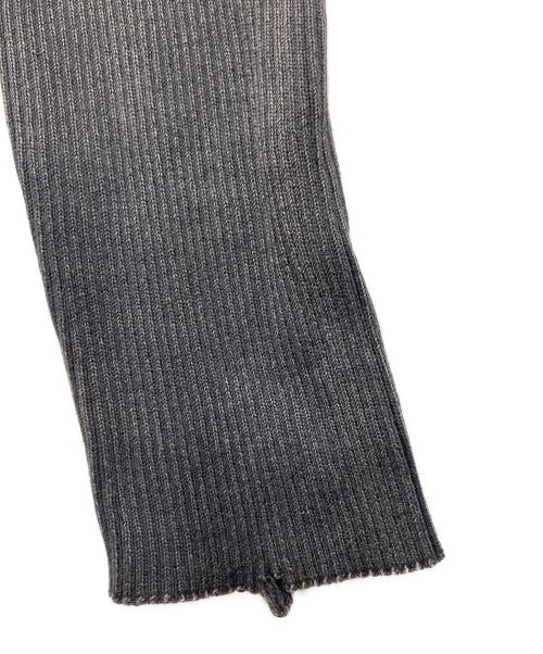 DIESEL（ディーゼル）DIESEL (ディーゼル) リブダメージ加工ニット ブラック サイズ:Mの古着・服飾アイテム