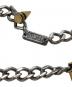 DIESEL (ディーゼル) スタッズコンビネックレス シルバー×ゴールド：12000円