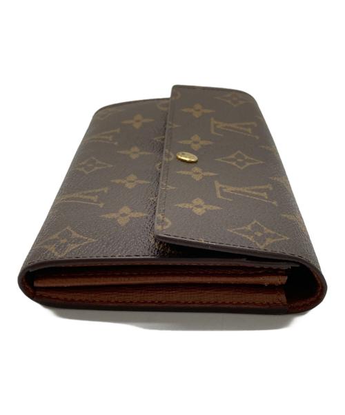 LOUIS VUITTON（ルイ ヴィトン）LOUIS VUITTON (ルイ ヴィトン) 長財布/モノグラム ポルトモネクレディ ブラウンの古着・服飾アイテム