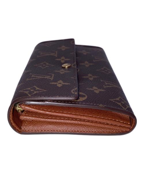 LOUIS VUITTON（ルイ ヴィトン）LOUIS VUITTON (ルイ ヴィトン) 長財布/モノグラム ポルトモネクレディ ブラウンの古着・服飾アイテム