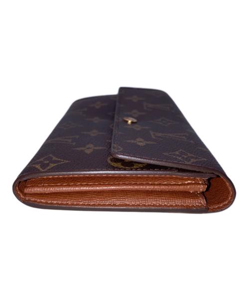 LOUIS VUITTON（ルイ ヴィトン）LOUIS VUITTON (ルイ ヴィトン) 長財布/モノグラム ポルトモネクレディ ブラウンの古着・服飾アイテム