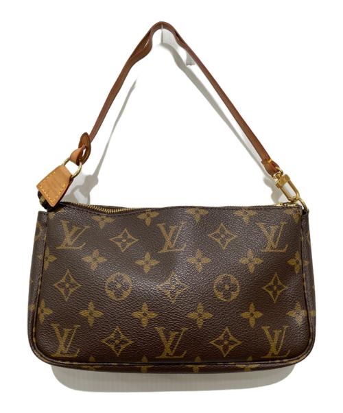 LOUIS VUITTON（ルイ ヴィトン）LOUIS VUITTON (ルイ ヴィトン) ハンドポーチ　ポシェット・アクセソワール ブラウンの古着・服飾アイテム