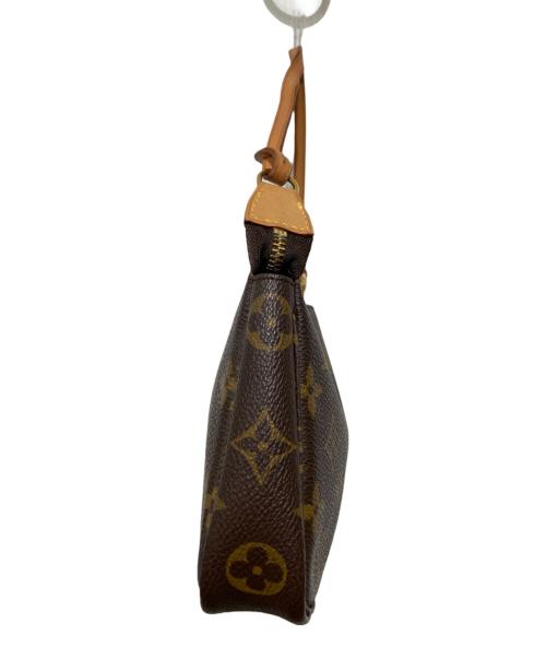 LOUIS VUITTON（ルイ ヴィトン）LOUIS VUITTON (ルイ ヴィトン) ハンドポーチ　ポシェット・アクセソワール ブラウンの古着・服飾アイテム