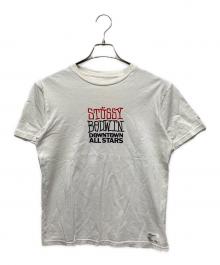 stussy×BEDWIN &THE HEARTBREAKERS（ステューシー×ベドウィンアンドザ ハートブレイカーズ）の古着「プリントTシャツ」｜ホワイト