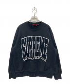 SUPREMEシュプリーム）の古着「シティーズ アーク クルーネック スウェットトレーナー」｜ブラック