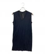 RICK OWENS LILIESリック オウエンス リリイ）の古着「変形ロングカットソー」｜ブラック