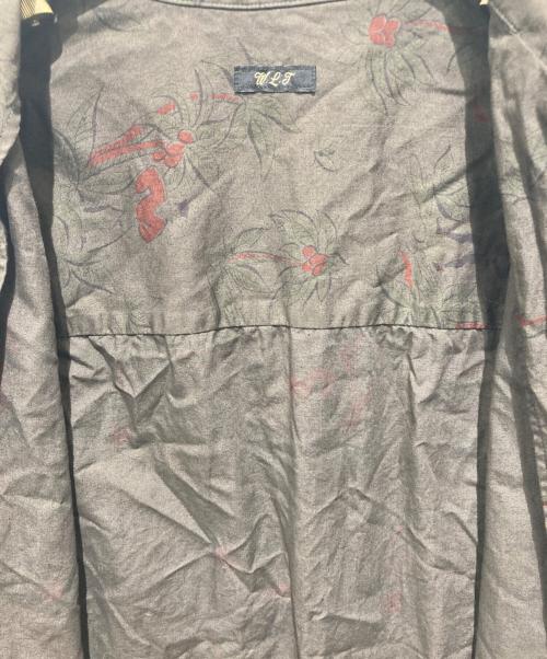 Wild Life Tailor（ワイルドライフテイラー）Wild Life Tailor (ワイルドライフテイラー) ダークカラー ロングスリーブ アロハシャツ ブラウン サイズ:Lの古着・服飾アイテム
