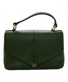 FURLA（フルラ）の古着「ダフネ エス トップ ハンドル」｜グリーン
