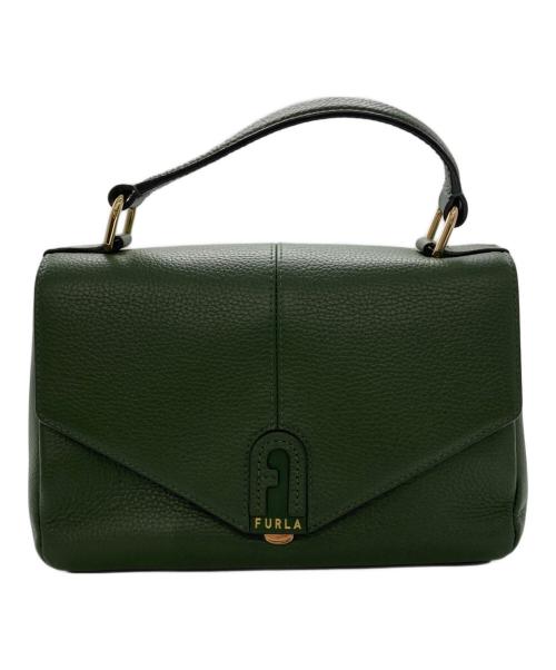 FURLA（フルラ）FURLA (フルラ) ダフネ エス トップ ハンドル グリーンの古着・服飾アイテム