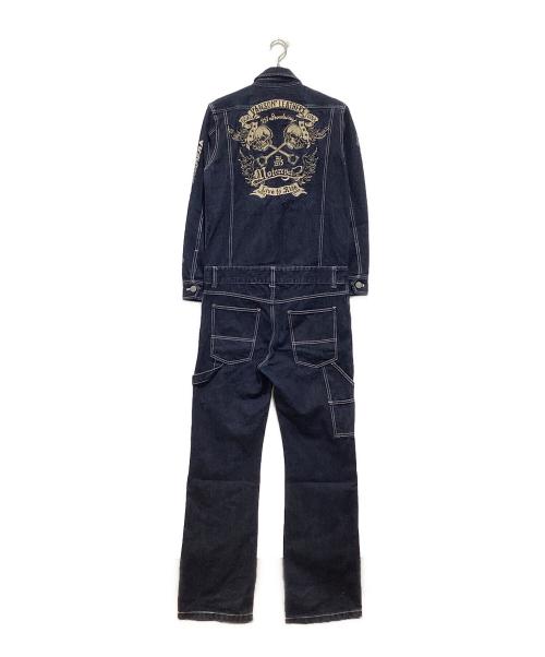 VANSON（バンソン）VANSON (バンソン) デニムオールインワン ネイビー サイズ:Mの古着・服飾アイテム