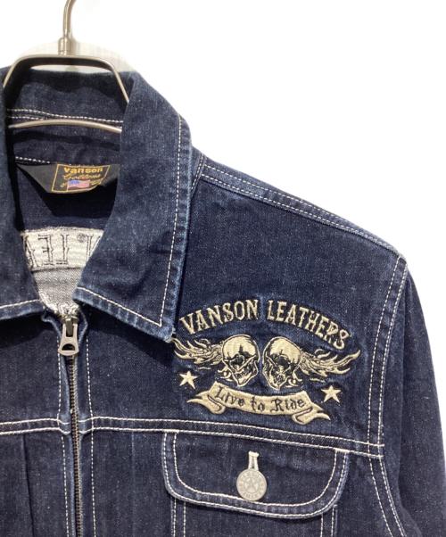 VANSON（バンソン）VANSON (バンソン) デニムオールインワン ネイビー サイズ:Mの古着・服飾アイテム
