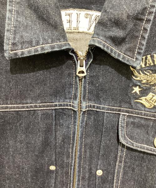 VANSON（バンソン）VANSON (バンソン) デニムオールインワン ネイビー サイズ:Mの古着・服飾アイテム