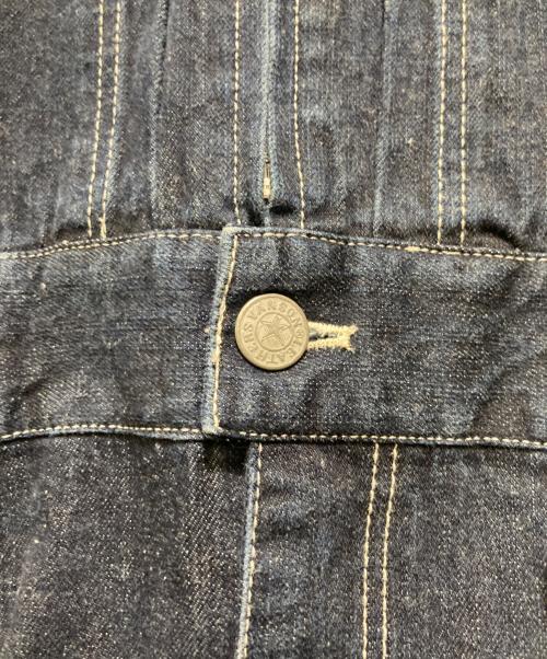 VANSON（バンソン）VANSON (バンソン) デニムオールインワン ネイビー サイズ:Mの古着・服飾アイテム