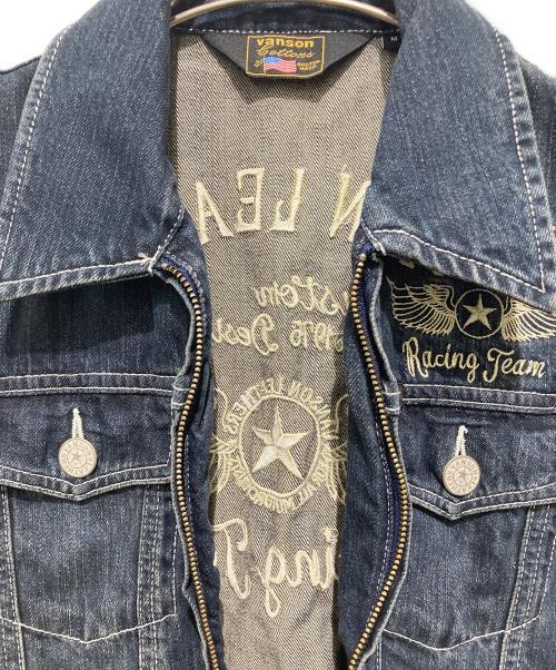 VANSON（バンソン）VANSON (バンソン) デニムオールインワン ネイビー サイズ:Mの古着・服飾アイテム