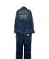 VANSON (バンソン) デニムオールインワン ネイビー サイズ:M：14000円
