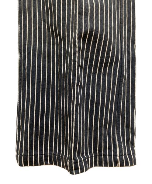 VANSON（バンソン）VANSON (バンソン) デニムストライプオールインワン ネイビー サイズ:Mの古着・服飾アイテム