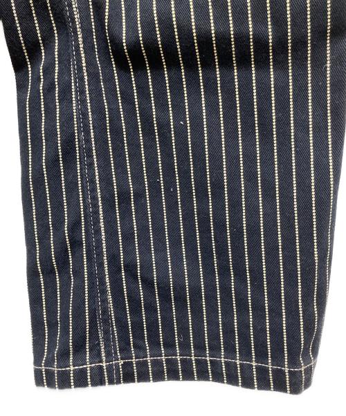 VANSON（バンソン）VANSON (バンソン) デニムストライプオールインワン ネイビー サイズ:Mの古着・服飾アイテム