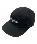 SUPREMEシュプリーム）の古着「23FWレイズドロゴパッチキャンプキャップ」｜ブラック