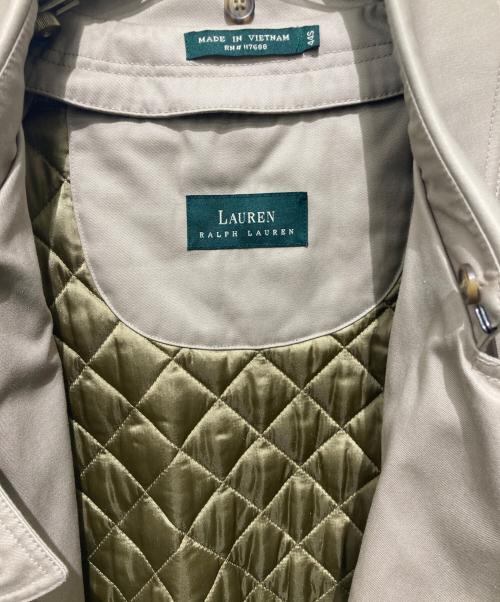 LAUREN RALPH LAUREN（ローレンラルフローレン）LAUREN RALPH LAUREN (ローレンラルフローレン) ライナー付きトレンチコート ベージュ サイズ:44 Sの古着・服飾アイテム