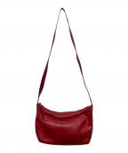LOEWEロエベ）の古着「アナグラムレザーショルダーバッグ」｜レッド