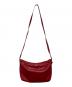 LOEWE (ロエベ) アナグラムレザーショルダーバッグ レッド：10000円
