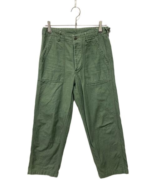 orSlow（オアスロウ）orSlow (オアスロウ) コットンミリタリーパンツ グリーン サイズ:Sの古着・服飾アイテム