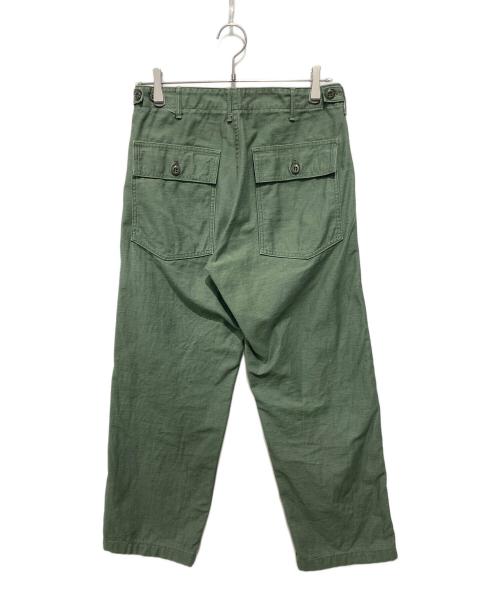 orSlow（オアスロウ）orSlow (オアスロウ) コットンミリタリーパンツ グリーン サイズ:Sの古着・服飾アイテム
