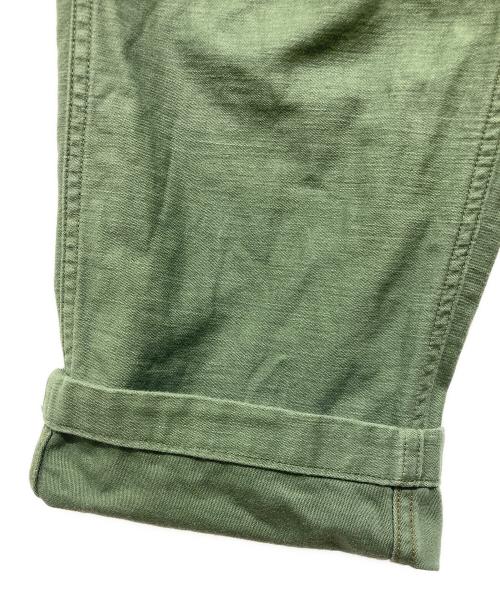 orSlow（オアスロウ）orSlow (オアスロウ) コットンミリタリーパンツ グリーン サイズ:Sの古着・服飾アイテム