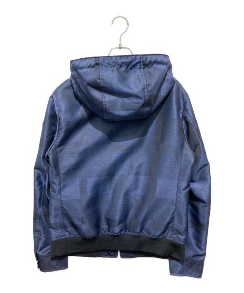 BLACK LABEL CRESTBRIDGE（ブラックレーベル クレストブリッジ）BLACK LABEL CRESTBRIDGE (ブラックレーベル クレストブリッジ) リバーシブルナイロンフーデッドジャケット ネイビー サイズ:Mの古着・服飾アイテム