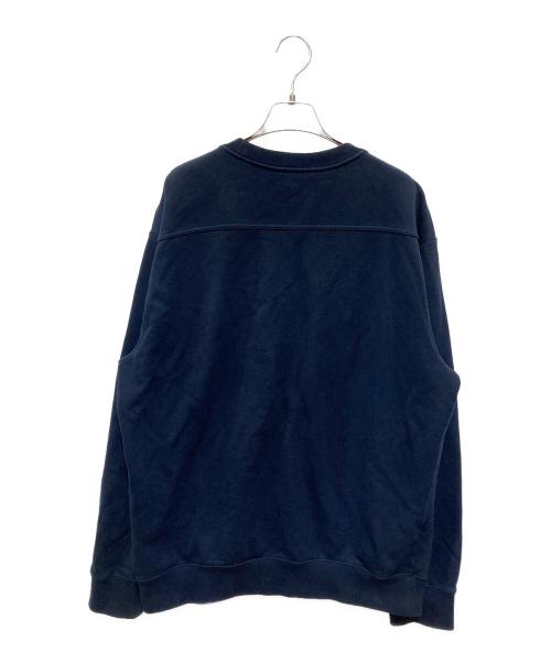 GUCCI（グッチ）GUCCI (グッチ) エンブロイダリー コットンジャージー スウェットシャツ ネイビー サイズ:Ｌの古着・服飾アイテム