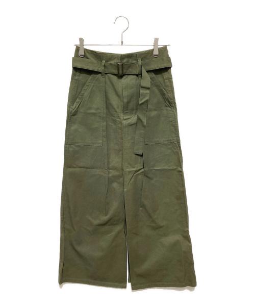 CURRENTAGE（カレンテージ）CURRENTAGE (カレンテージ) SAFFARI パンツ グリーン サイズ:Ｓの古着・服飾アイテム