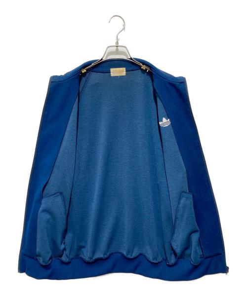 adidas（アディダス）adidas (アディダス) トレフォイル刺繍ジャケット ブルー サイズ:Lの古着・服飾アイテム