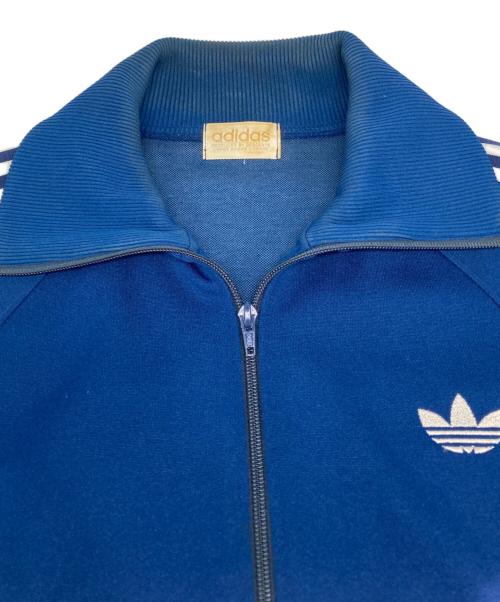 adidas（アディダス）adidas (アディダス) トレフォイル刺繍ジャケット ブルー サイズ:Lの古着・服飾アイテム