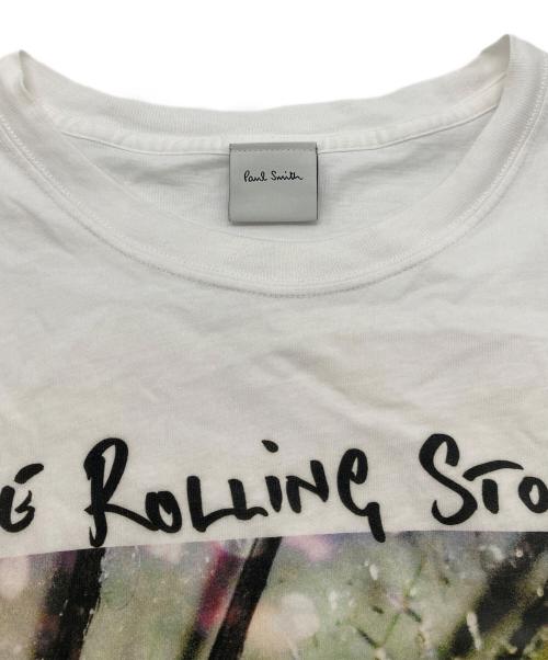 PAUL SMITH（ポールスミス）PAUL SMITH (ポールスミス) THE ROLLING STONES (ザ ローリングストーンズ) プリントTシャツ ホワイト サイズ:不明の古着・服飾アイテム