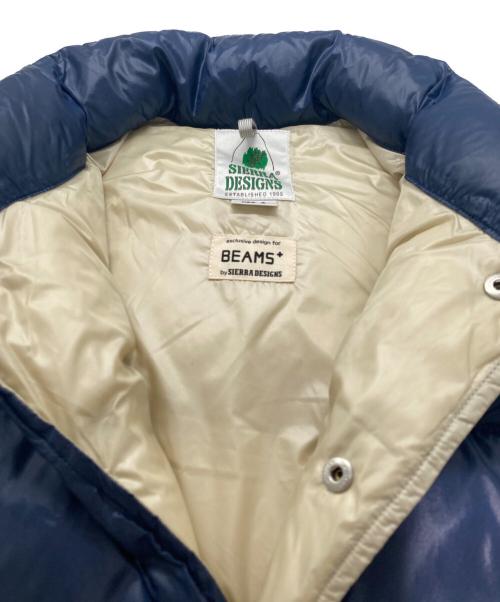 SIERRA DESIGNS（シエラデザインズ）SIERRA DESIGNS (シエラデザインズ) BEAMS PLUS (ビームスプラス) ダウンベスト ネイビー サイズ:Mの古着・服飾アイテム