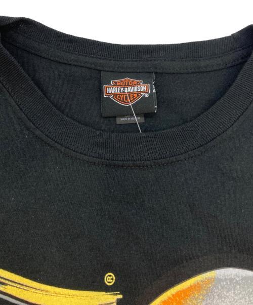 HARLEY-DAVIDSON（ハーレーダビッドソン）HARLEY-DAVIDSON (ハーレーダビッドソン) スカルプリントTシャツ ブラック サイズ:XL 未使用品の古着・服飾アイテム