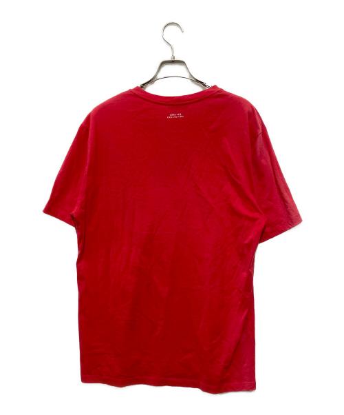VERSACE COLLECTION（ヴェルサーチ コレクション）VERSACE COLLECTION (ヴェルサーチ コレクション) ロゴプリントカットソー レッド サイズ:Ｌの古着・服飾アイテム