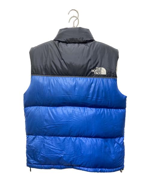 THE NORTH FACE（ザ ノース フェイス）THE NORTH FACE (ザ ノース フェイス) ダウンジャケット ブルー×ブラック サイズ:Mの古着・服飾アイテム