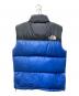 THE NORTH FACE (ザ ノース フェイス) ダウンジャケット ブルー×ブラック サイズ:M：9000円