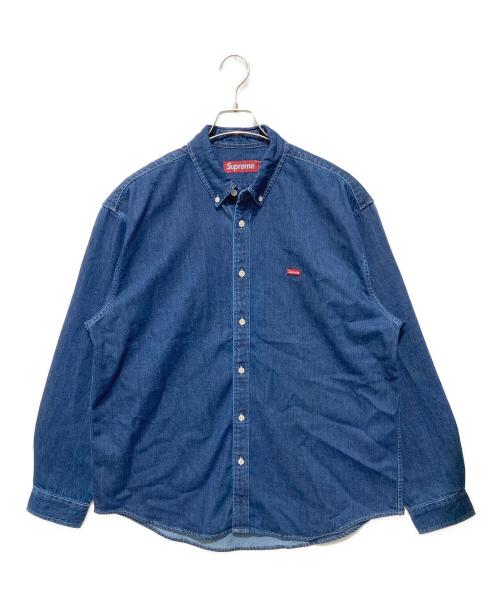 SUPREME（シュプリーム）SUPREME (シュプリーム) Small Box Shirt ネイビー サイズ:Mの古着・服飾アイテム