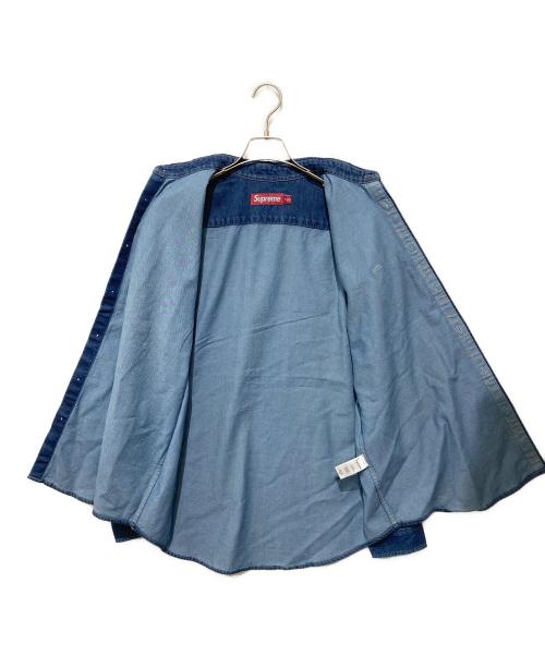 SUPREME（シュプリーム）SUPREME (シュプリーム) Small Box Shirt ネイビー サイズ:Mの古着・服飾アイテム