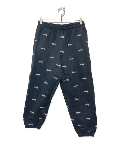 SUPREME（シュプリーム）Supreme (シュプリーム) Repeat Script Sweatpant ブラック サイズ:Mediumの古着・服飾アイテム